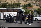 بدرقه زائران مراسم وداع با رهبر شهید انقلاب - شیراز
