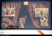 بدرقه زائران مراسم وداع با رهبر شهید انقلاب - شیراز