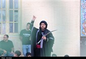 تعزیه‌خوانی در راور به یاد آقای شهید ایران
