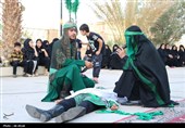 تعزیه‌خوانی در راور به یاد آقای شهید ایران
