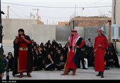تعزیه‌خوانی در راور به یاد آقای شهید ایران