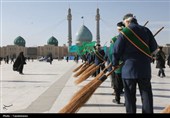 6 هزار خادم در جمکران میزبان زائران مراسم رهبر شهید هستند