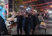 بازدید استاندار و دادستان اردبیل از موکب‌های خدمت‌رسان استان در تهران