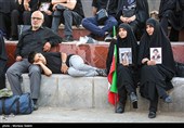میدان انقلاب تهران پیش از آغاز مراسم  تشییع پیکر مطهر آقای شهید ایران