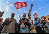 میدان انقلاب تهران پیش از آغاز مراسم  تشییع پیکر مطهر آقای شهید ایران
