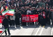 پیش از آغاز مراسم  تشییع پیکر مطهر آقای شهید ایران