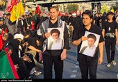 پیش از آغاز مراسم  تشییع پیکر مطهر آقای شهید ایران