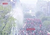 Кадры с воздуха показывают беспрецедентное участие людей в траурной процессии с телом мученика-лидера Ирана