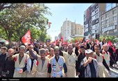 عزاداری عشایر کهگیلویه و بویراحمد در غم رهبر شهید در تهران+فیلم