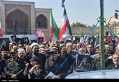تجدید میثاق مردم اردبیل در پیاده‌روی جاماندگان تشییع