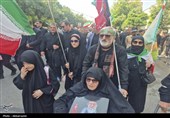 تجدید میثاق مردم اردبیل در پیاده‌روی جاماندگان تشییع
