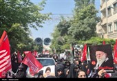 تجدید میثاق مردم اردبیل در پیاده‌روی جاماندگان تشییع