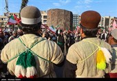 Проводы гроба мученика-лидера Ирана в Тегеране-1
