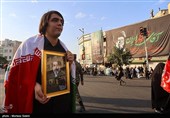 Проводы гроба мученика-лидера Ирана в Тегеране-1