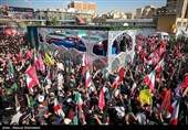 Проводы гроба мученика-лидера Ирана в Тегеране-1
