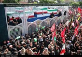 Проводы гроба мученика-лидера Ирана в Тегеране-1