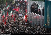 Проводы гроба мученика-лидера Ирана в Тегеране-1
