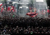 Проводы гроба мученика-лидера Ирана в Тегеране-1