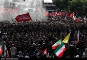 Проводы гроба мученика-лидера Ирана в Тегеране-1