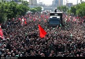 Проводы гроба мученика-лидера Ирана в Тегеране-1
