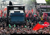 Проводы гроба мученика-лидера Ирана в Тегеране-1