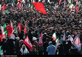 Проводы гроба мученика-лидера Ирана в Тегеране-1