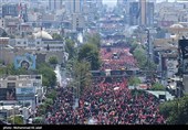 Проводы гроба мученика-лидера Ирана в Тегеране-1