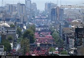 Проводы гроба мученика-лидера Ирана в Тегеране-1