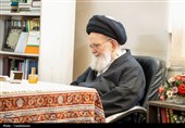 دیدار نماینده ولی‌فقیه در زنجان با آیت‌الله حسینی زنجانی