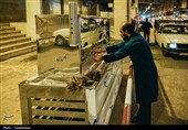 آماده‌سازی حرم مطهر رضوی در آستانه تشییع رهبر شهید انقلاب