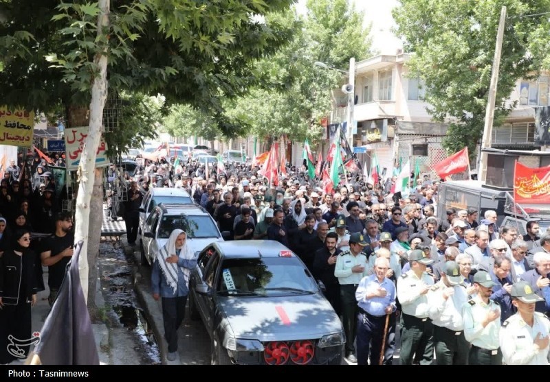 تشییع رهبر شهید , اخبار استان کهگیلویه و بویراحمد , اخبار یاسوج , بدرقه آقای شهید ایران , تشییع آیت‌الله‌العظمی سید علی خامنه‌ای , شهید امام خامنه ای (ره) , 
