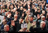مراسم وداع با رهبر شهید