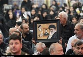 مراسم وداع با رهبر شهید