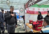 خدمت‌رسانی مواکب استان مرکزی در مراسم وداع و تشییع امام شهید امت