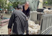 خدمت‌رسانی مواکب استان مرکزی در مراسم وداع و تشییع امام شهید امت