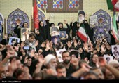 مراسم وداع با رهبر شهید در کرمانشاه