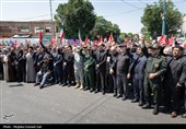 مراسم وداع با قائد شهید امت- ارومیه