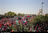 مراسم تشییع پیکر مطهر آقای شهید ایران - 13