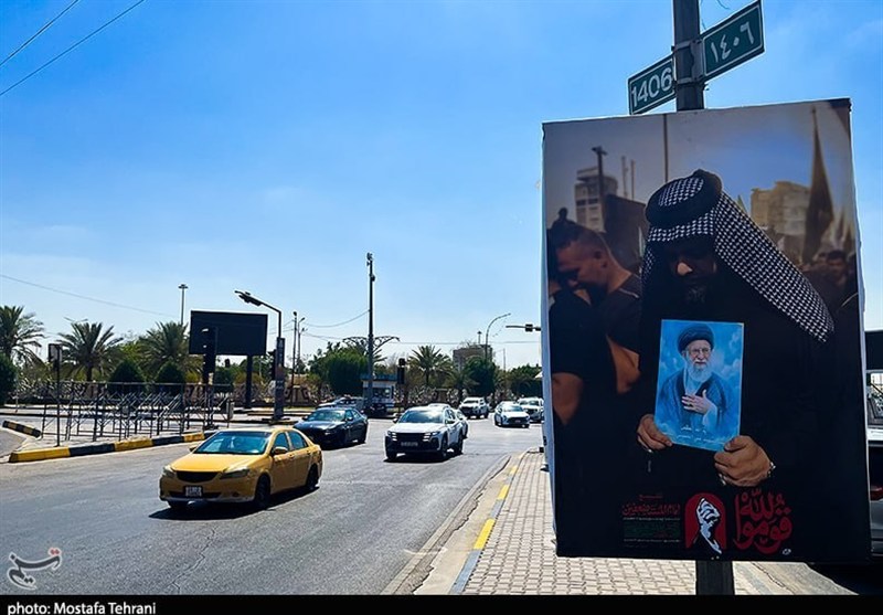 كربلاء , تشييع الامام الخامنئي في العراق , 