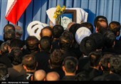 آیین بدرقه و تشییع رهبر شهید  در مسجد مقدس جمکران