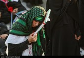 آیین بدرقه و تشییع رهبر شهید  در مسجد مقدس جمکران