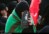 آیین بدرقه و تشییع رهبر شهید  در مسجد مقدس جمکران