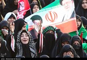 آیین بدرقه و تشییع رهبر شهید  در مسجد مقدس جمکران