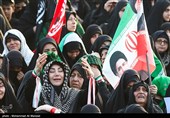آیین بدرقه و تشییع رهبر شهید  در مسجد مقدس جمکران