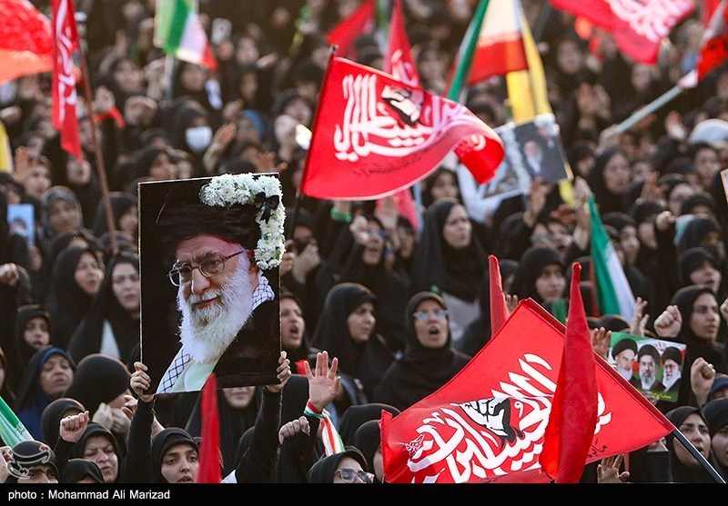 ایران امروز هم به احترام امام شهید برخاست/ قم امروز آرام و قرار ندارد بدرقه آقای شهید ایران , تشییع آیتاللهالعظمی سید علی خامنهای , تشییع امام شهید , تشییع رهبر شهید ,
