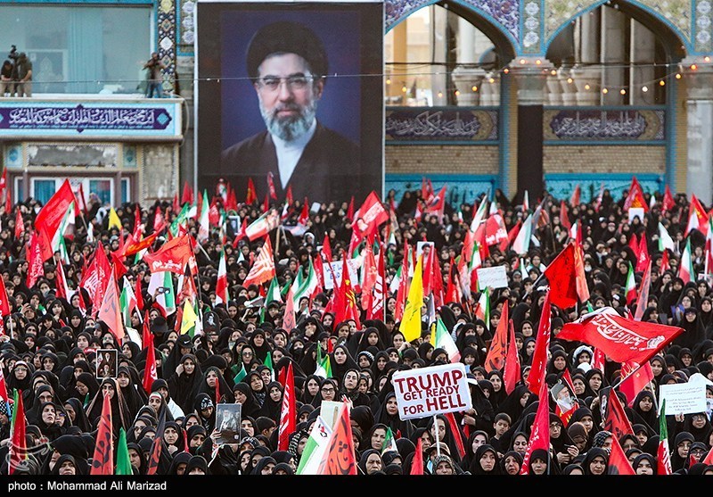 ایران امروز هم به احترام امام شهید برخاست/ قم امروز آرام و قرار ندارد بدرقه آقای شهید ایران , تشییع آیتاللهالعظمی سید علی خامنهای , تشییع امام شهید , تشییع رهبر شهید ,