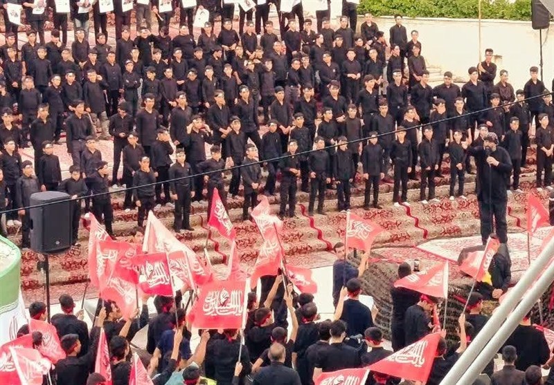 تشییع امام شهید , تشییع آیتاللهالعظمی سید علی خامنهای , تشییع رهبر شهید , نوجوان انقلابی , مشهد مقدس , اخبار مشهد , خراسان رضوی ,