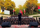«باید برخاست»؛ فریاد «یالثارات الحسین» نوجوانان خراسانی در رزمایش «بچه محله آقا»
