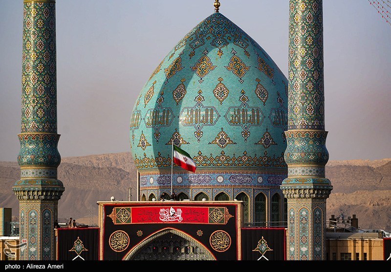 مسجد جمكران قم ,  تشييع الامام الخامنئي ,  مراسم وداع القائد الشهيد للثورة , قائد الأمة المجاهد الشهيد  , 