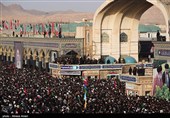 اقامه نماز بر پیکر رهبر شهید انقلاب در مسجد مقدس جمکران